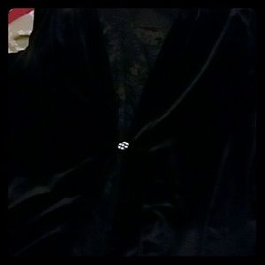 Crushed velvet dress knee length